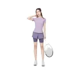 Комплект одежды (Фиолетовая рубашка с коротким рукавом + фиолетовые шорты)