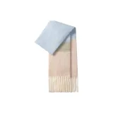 Голубой бежевый матча