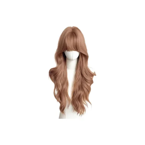 FYOSEE Медведь Buffy Розовое шампанское Коричневый Девушка Группа Цвет Длинные волосы Кудрявые волосы Большая волна