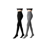 [Носки с рисунком "Stairs"] Черный + Светло-серый