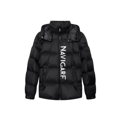 NAVIGARE Ночной Черный Мужской Пуховик