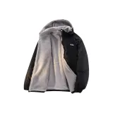 Чёрный с капюшоном, шерпа