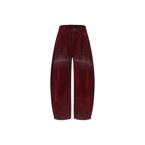 VANN VALRENCÉ Red Unisex Jeans