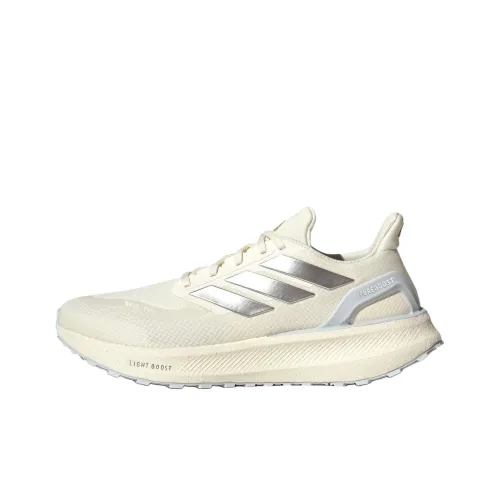 Adidas PUREBOOST 5 Устойчивый к истиранию Низкий Топ Бег на длинные дистанции Спринт Беговые кроссовки Унисекс Бежевый