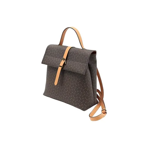 Why Искусственная кожа Рюкзак Средний Женские Кофе