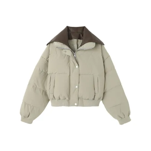 DITB Светло-армейский зеленый Женский пуховик