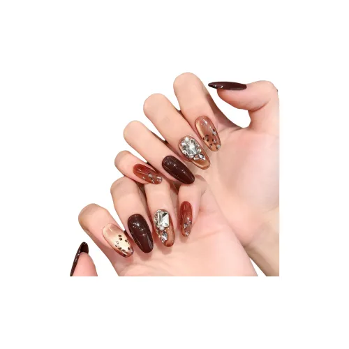 Yun Yue Joe Американский Апельсин False Nail Средний Угол Овал Винтаж Jump Цвет Coquette