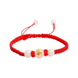 Ночной свет Дракон Браслет с бусинами - Красная нить
