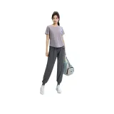 Комплект одежды (Фиолетовая рубашка с коротким рукавом + темно-серые штаны)