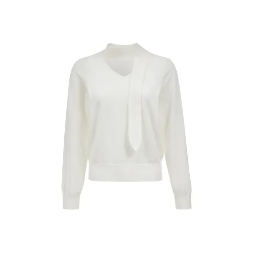 ONLY S12 Яркий Кремовый Белый Женский Трикотаж