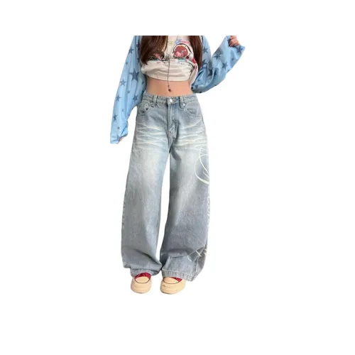 SINKACME Светло-синие женские джинсы