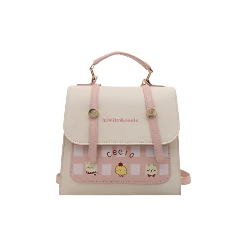 RIVMIND ПУ (полиуретан) Рюкзак Стандартный Женский Розовый Синий