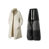 Хаки + Черный Джинсы с флисовой подкладкой