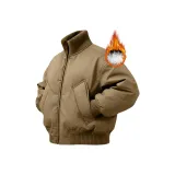 Премиум Коричневый [Зимний-подобный Летний Хлопковый пуховик]