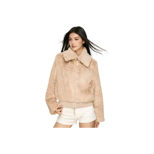 YICHEN Вельвет Feel Пальто Женское