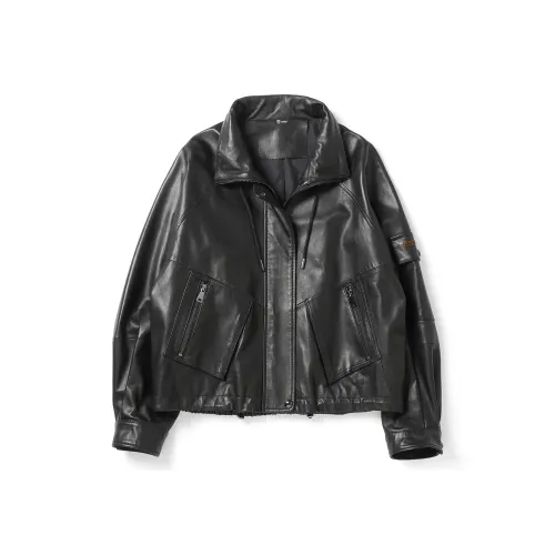 AUTOMOBILI LAMBORGHINI Кожаная куртка унисекс