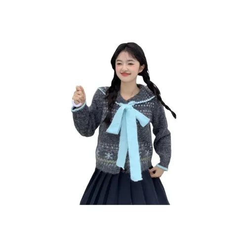 MORii Серый Женский Трикотаж