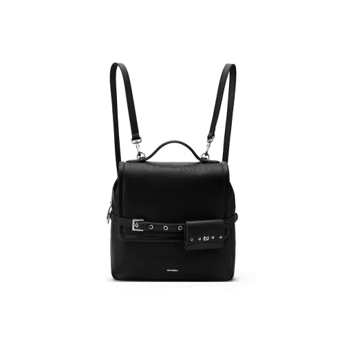 MCMIKO ПУ (полиуретан) Полиуретан Синтетическая кожа Рюкзак Стандартный Женские Талия Ремень Черный