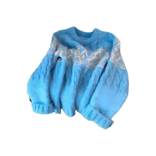 ONENINE34PM Синий Женский Трикотаж