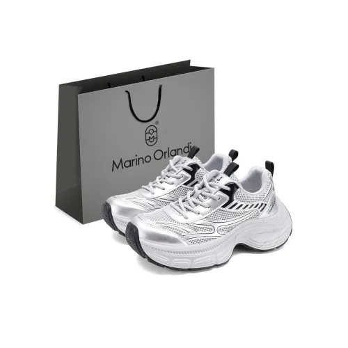 MARINO ORLANDI Низкий топ толстая подошва кроссовки женские