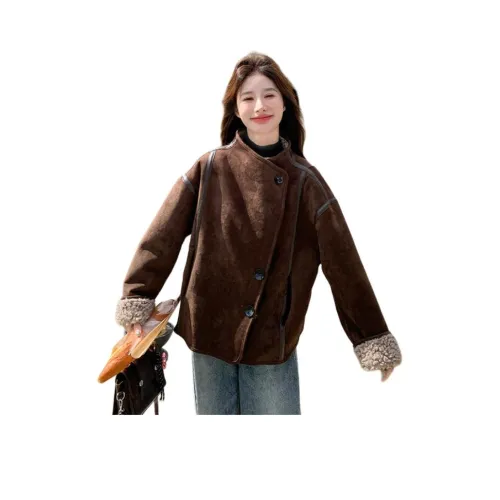 LAOYECHE Бархат Feel Пальто Женское