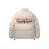 Абрикосовый хлопковый пуховик