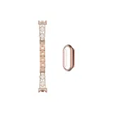 Розово-золотой белый корпус + один ромб, ажурный корпус