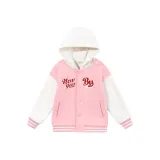 Ледяной розовый/Красный Новый год Правая сторона K+Красный текст Узел K