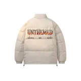 Абрикосовый хлопковый пуховик