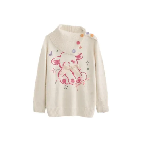 STARFEI Молочно-белые Женские Свитера