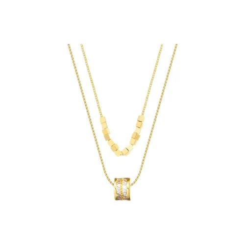 WAW Золото-покрытое медное ожерелье для женщин