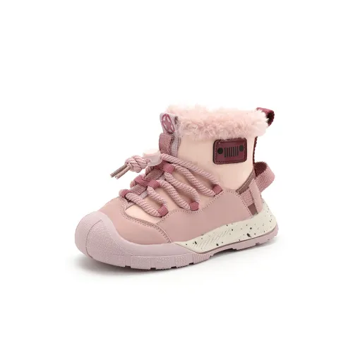 LONGZHIWU Детские зимние сапоги MID Топ Розовый KIDS