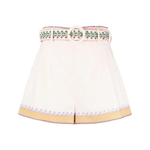 Zimmermann Повседневные шорты Женские Айвори