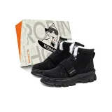 Черный с флисовой подкладкой