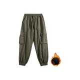 Зеленый с флисовой подкладкой