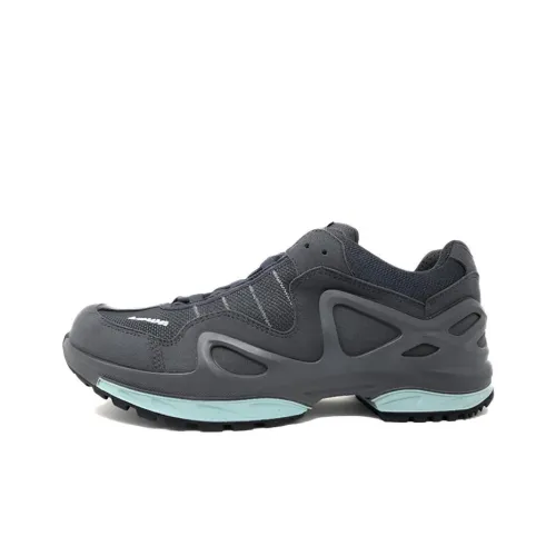 Lowa GORGON Противоскользящий Устойчивый к износу Низкий Топ Походная обувь Женская Темно-серый Синий