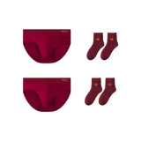 Ангора Красный *2+2 Упаковка Ангора Красный Носки