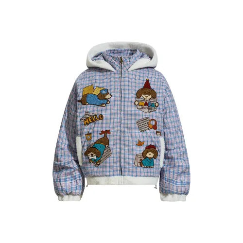 WAYHWEI Фиолетовый Унисекс Пуховики