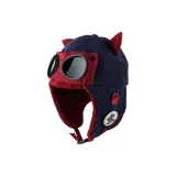 Маленький значок на ухо, пилот, солнцезащитные очки, шапка-ушанка, темно-синий