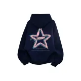 Темно-синий, синий, с флисовой подкладкой [премиум]