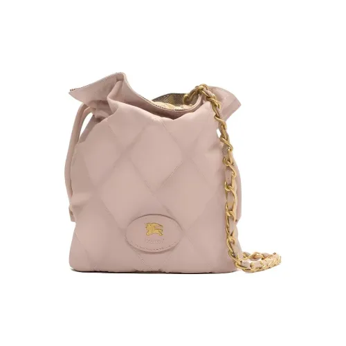 Burberry Сумка Horseshoe С Ремнем-цепочкой Ремешок-цепочка Затягивающийся Шнурок Вручную Прокрашенные Края