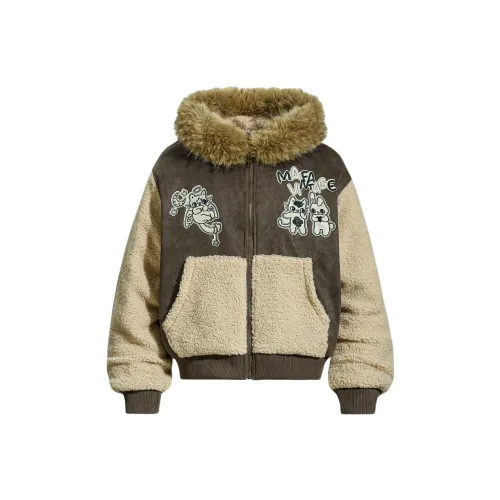 WAYHWEI Кофейный Унисекс Пуховики