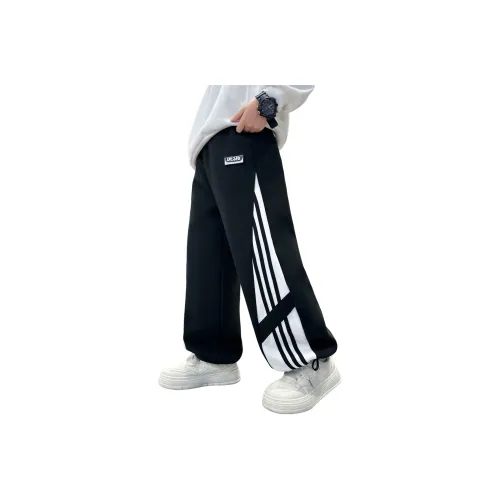 T.MOO Черные Школьные Пуховые Штаны