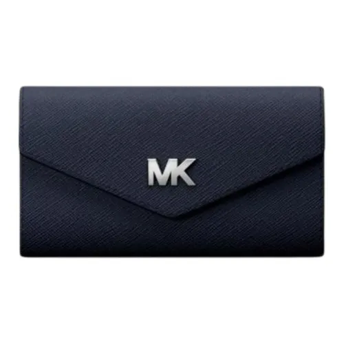 MICHAEL KORS Cooper Переработанная коровья кожа Key Pouch Женские Морской синий