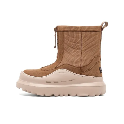 CHIBANG Термические визуально увеличивающие рост Короткие MID Ботинки для снега Унисекс