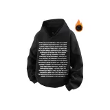 Чёрный Белый [Утолщённый и с флисовой подкладкой]