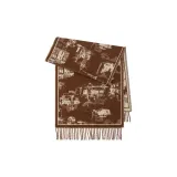 Коричневый/белый