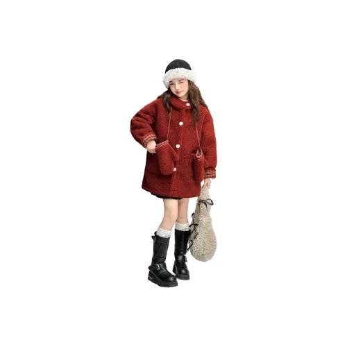 Guldoeleph Красный KIDS Натуральный и искусственный мех