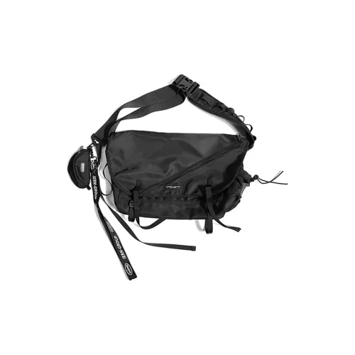 VAOPER Нейлоновые сумки через плечо большие мужские черные