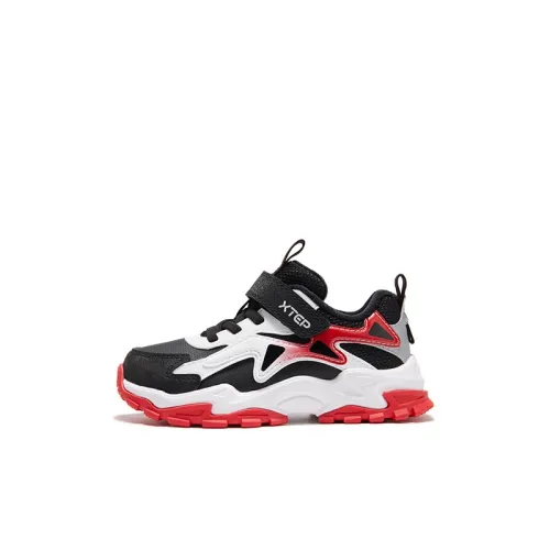 XTEP Slip Resistant Abrasion Resistant Утеплённая обувь Черный топ Scholar Красный Детский